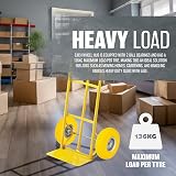 BARGAINS-GALORE 10/14 inch Pneumatic Sack Truck Wheel Set Yellow Red Black TYRES view 6