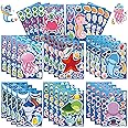 Jovial & Joyful 32 Sheets Sea Animals Make Your Own Stickers, Make a Face Sticker Sheets for Kids, Octonauts Birthday Party Supplies, Under the Sea Party Favors, Return Gifts for Birthday Party