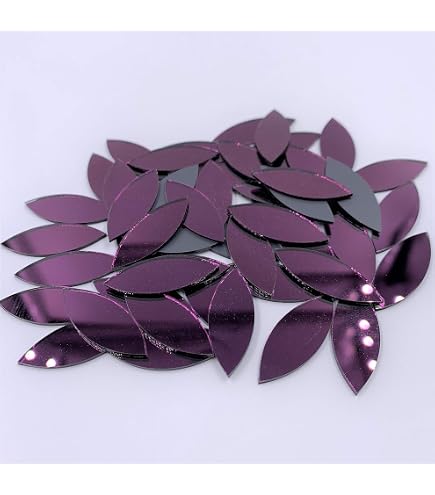 thumbnail image 2 of 200 Pcs Mini Rectangle Mirror Tiles Small Glass Mosaic Pieces 2 of 13