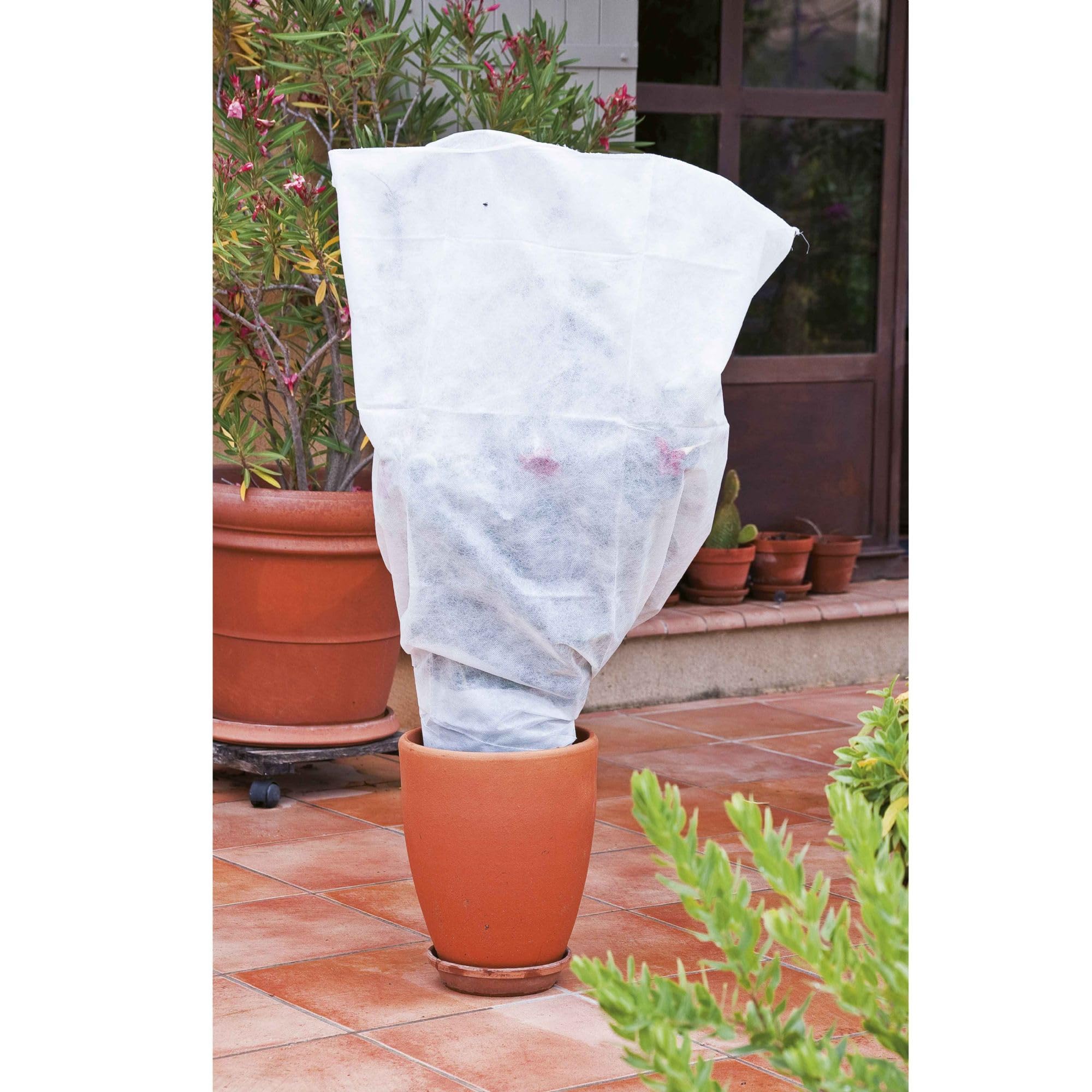 Werkapro Set of 2 Plant Covers 160 x 200 cm, White