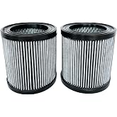 2 Pcs 2023400852 Air Filter for Quincy Air Compressor P05051A 2023400859 | 2023-4008-52, S1027, 51291, High-Efficiency Pleated Air Filter Element Replacement Part
