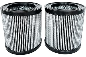 BOUNETIM 2 Pcs 32012957 Air Filter Replacement Fit for Ingersoll Rand Air Compressor 32165466 32012940 110377E100 2545 7100 3000 10T2 15T4 H15T4 TS7-TS15 32165466 54726518 32127482 32019787 42406 1R417 P5051A