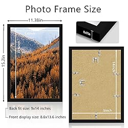 Picrit 9x14 Picture Frame, Photo Frame for Wall
