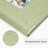 Vienrose Photo Album 300 Pockets Linen Cover 6x4 Window Memo Spaces view 7