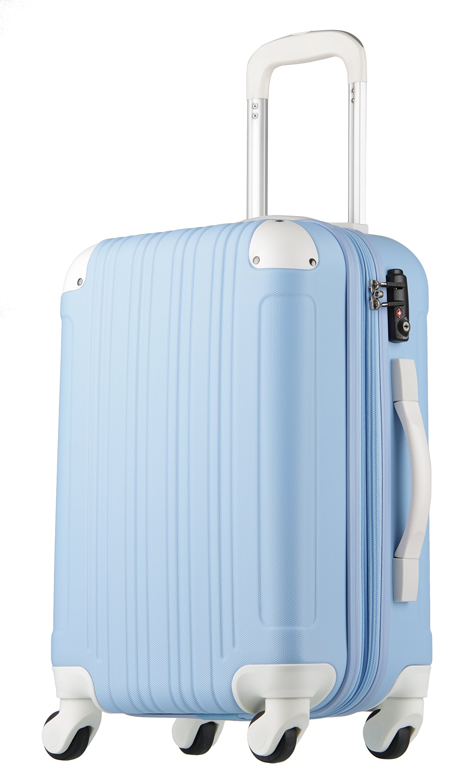 [レジェンドウォーカー] スーツケース キャリーケース 軽量 拡張機能 SSサイズ 機内持ち込み (33～40L /ブルーホワイト) [5082-48-BL-WH]商品画像