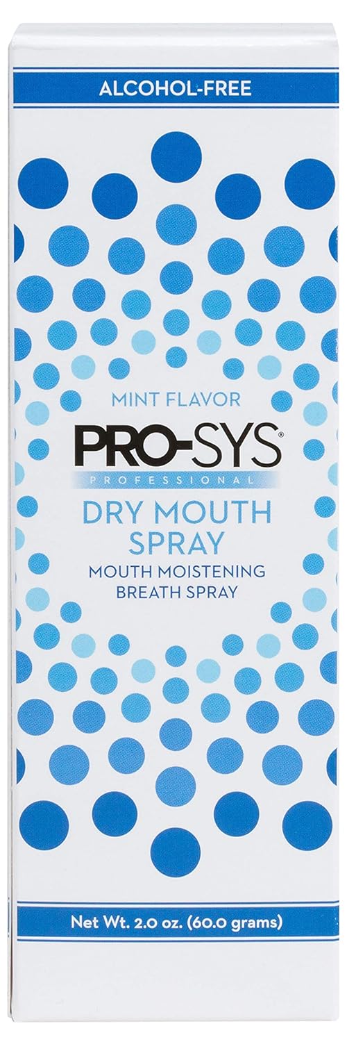 PRO-SYS Dry Mouth Spray, Alcohol-Free, Sugar-Free, Mild Mint, 2 fl. oz. – 1 Bottle: Beauty