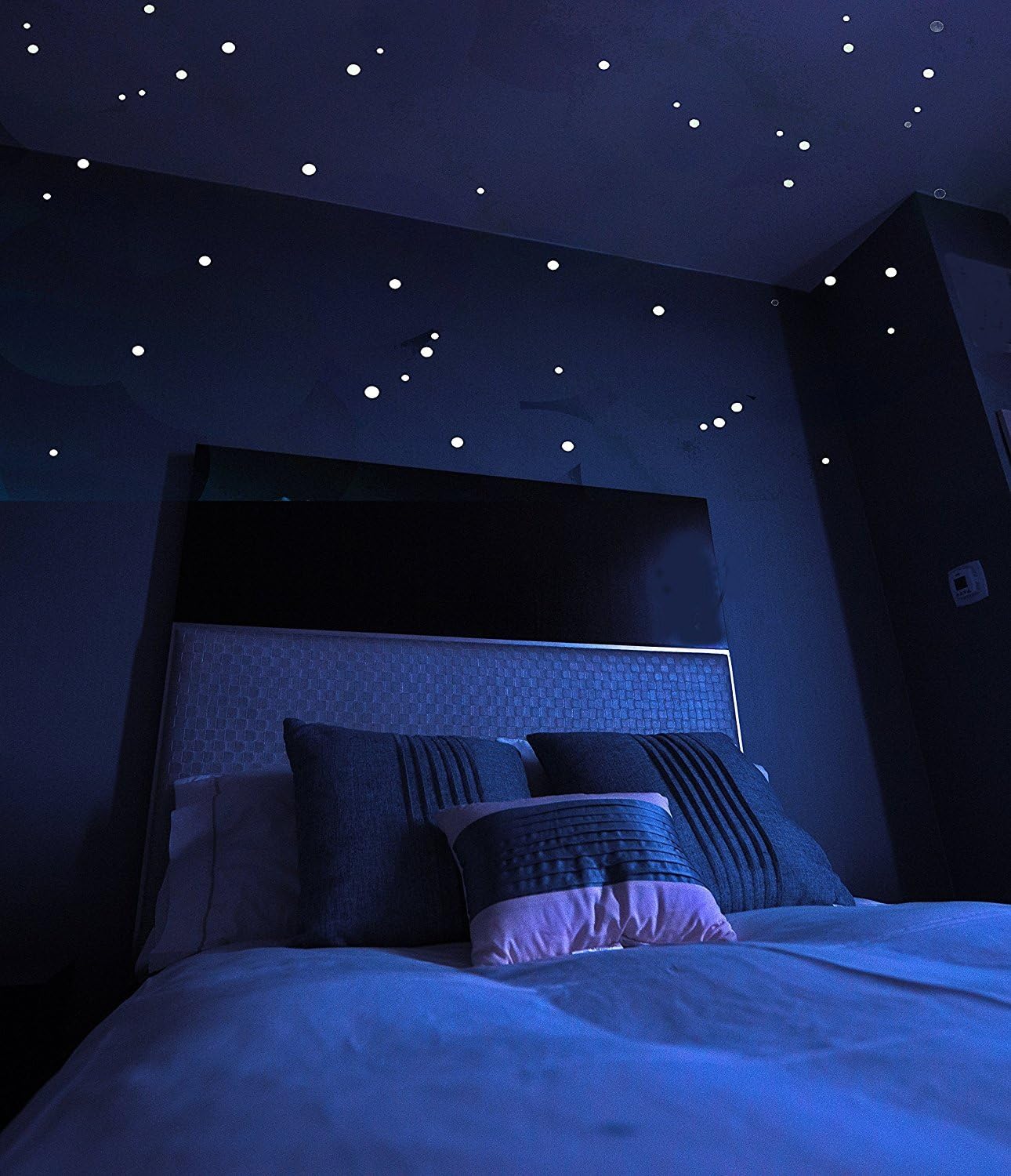 Glow in the Dark Star Stickers (528 pack) with Bonus Constellation Map. Long Lasting Self-Adhesive Dots Provide Realistic Starry Sky View on Ceiling or Wall for any Kid’s or Adult Room