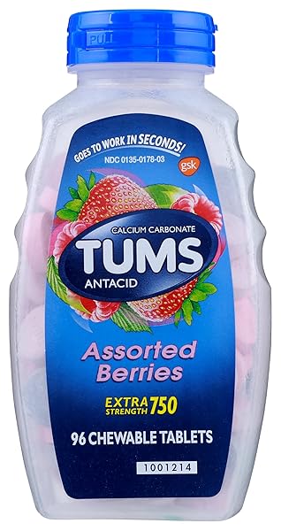 TUMS EXTRA STRENGTH 750, BERRIES, 96 TABLETS