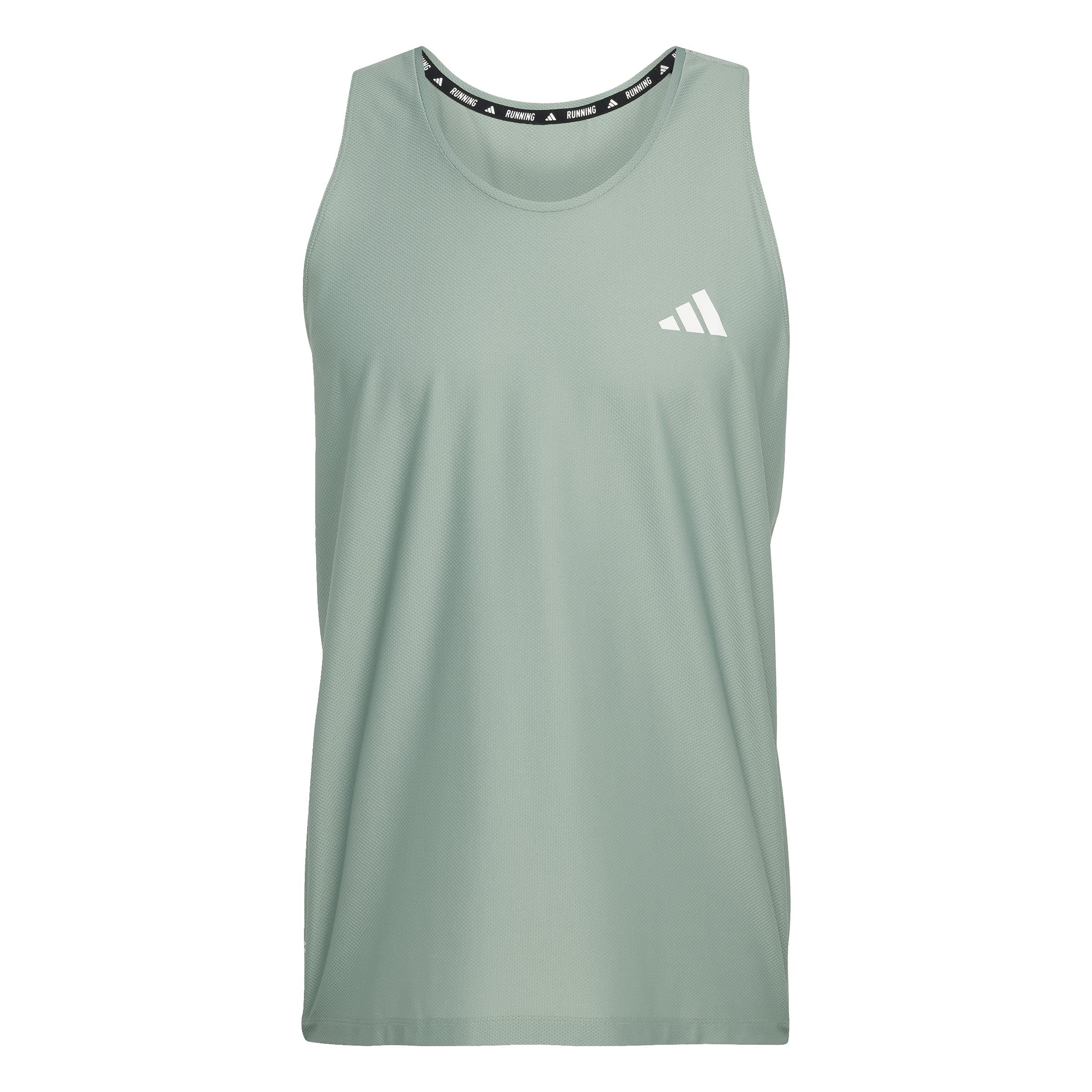 Photo 1 of adidas Men's Own The Run Tank Top, Silver Green SMALL
