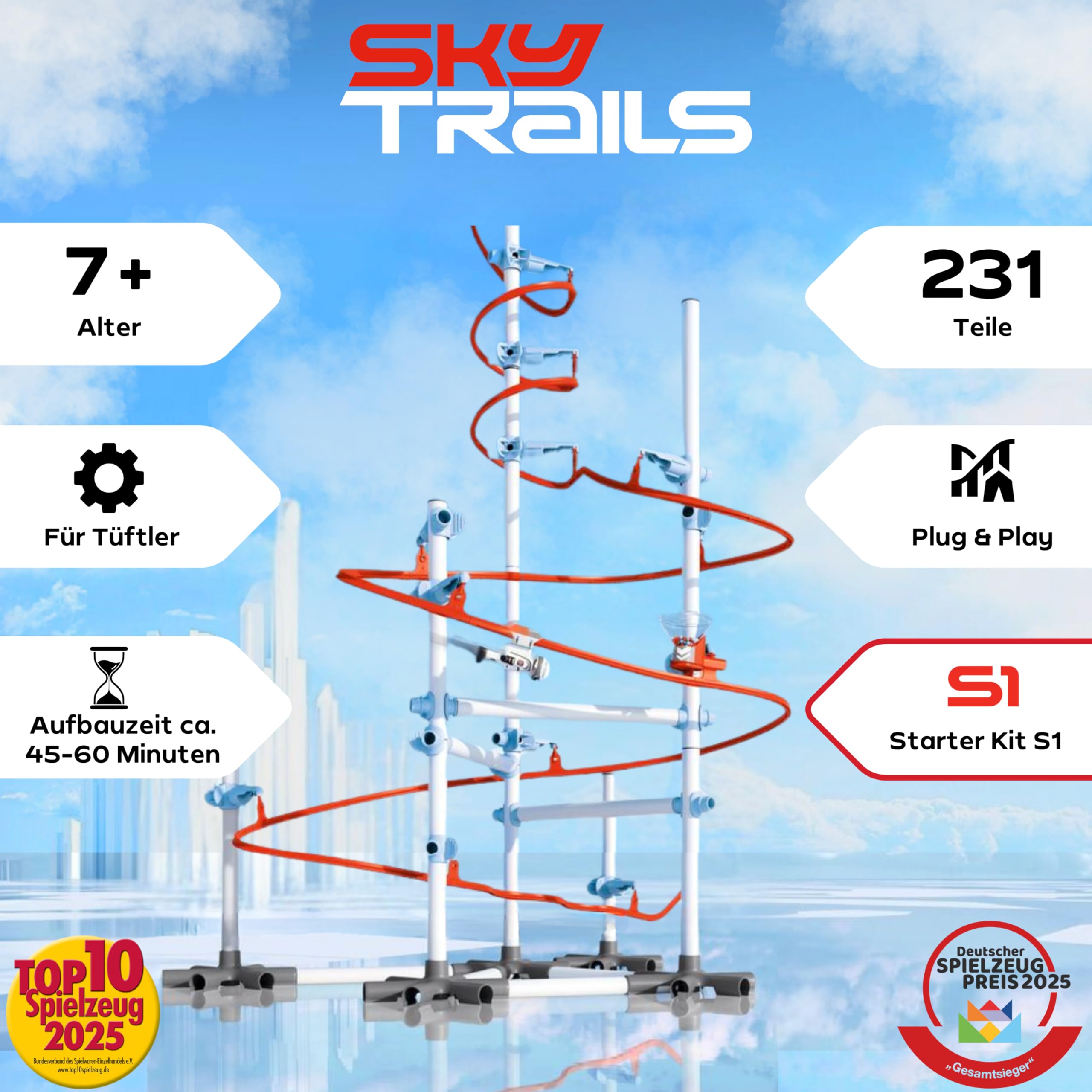 Sky Trails | Starter Kit | Konstruktionsspielzeug für fantasievolle Strecken & Abenteuer | Baue Deine eigene Welt Kinder ab 7 Jahren | 71969 2