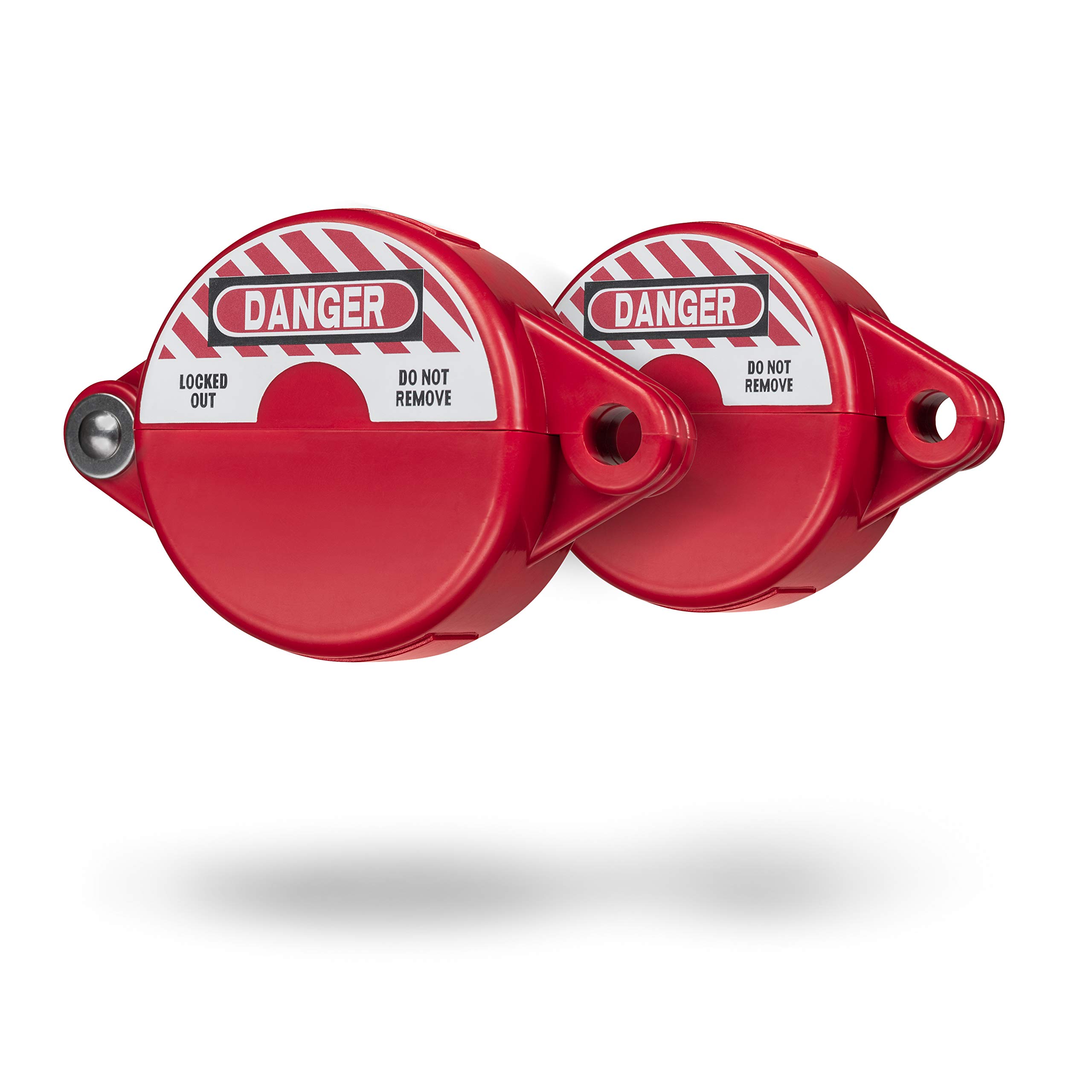 TRADESAFE Gate Valve Lockout Device | 1 to 1-1/2 Inch Dia | 2 Pack | Lock Out Tag Out OSHA Compliant Valve Locks for Gas, Water Spigot, and Faucet Locks Outdoor