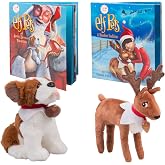 Elf on The Shelf Pet Pack - Reindeer and Saint Bernard Elf Pets - Direct from North Pole in Official Santa Gift Box