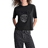 DKNY Womens Logo Short Sleeve Casual T-Shirt