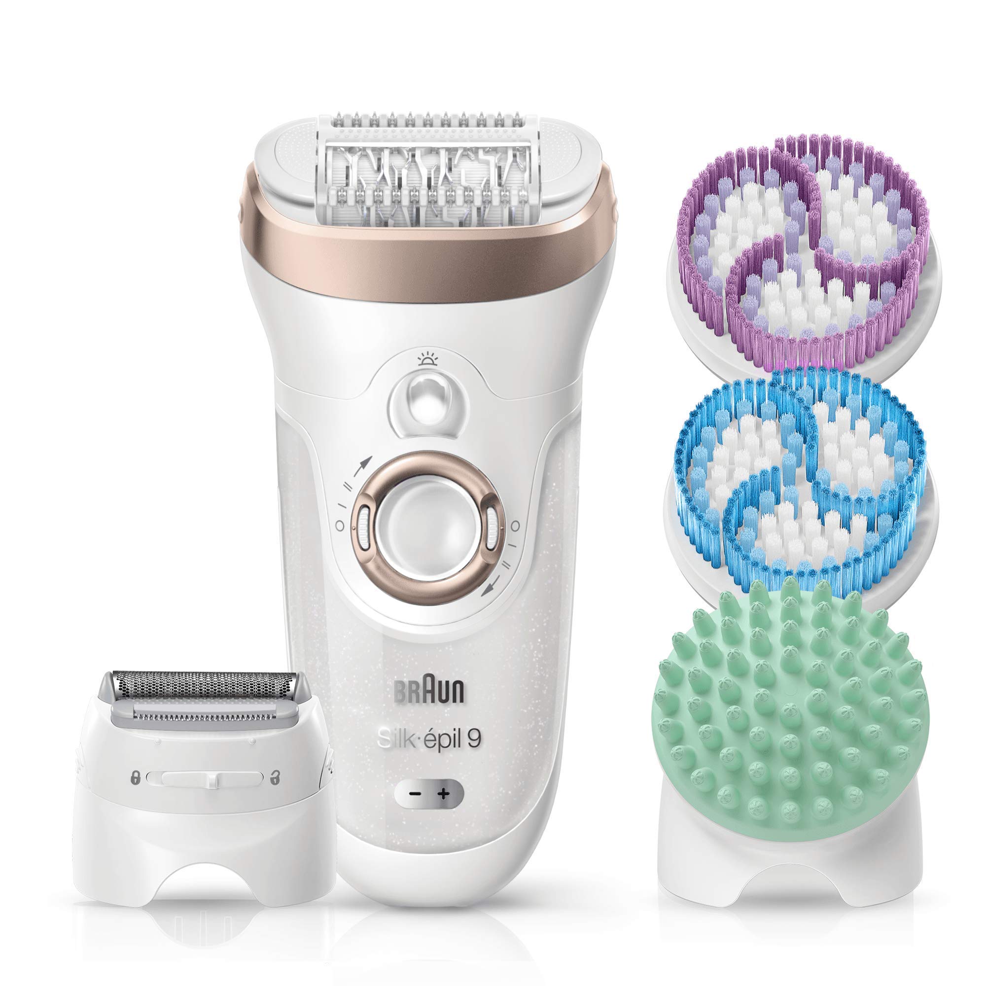Braun Silk-épil 9 SkinSpa 9-961v 4-in-1 Epilator/ Epilation, Exfoliation & Skin Care System