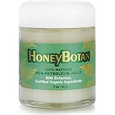 Beesaluxe HoneyBotan - 100% Natural Unpetroleum Skin Balm with Organic Ingredients - Petroleum Jelly Alternative for Lips, Hands, Baby Care, Makeup Remover, and More (2 Ounce)