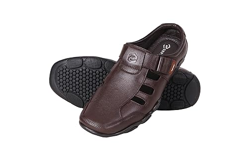 copper leather sandals