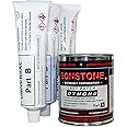 Bonstone Last Patch Dymond Stone Repair Adhesive for Granite, Marble, Travertine, Natural Stone (Exterior Grade, Uv Stable, Knife Grade) (1 US Pint kit)