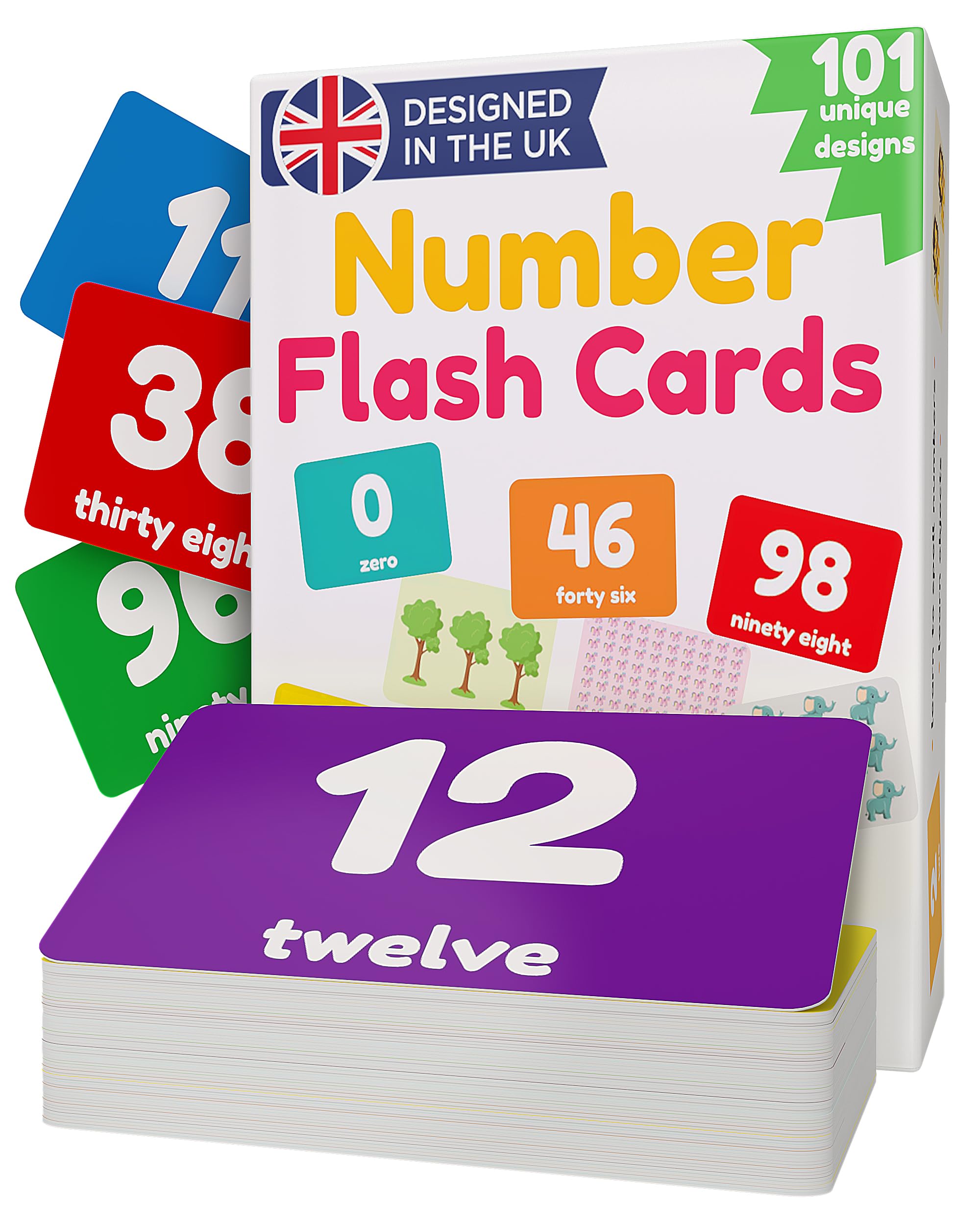Number Flash Cards 1-100 | Learn Numbers & Play Games | Kids Number Cards Learning Toys for 2 Year Old and Up | Learn To Count |