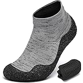 LUSWIN Mens Womens Barefoot Sock Shoes Minimalist Zero Drop Walking Shoes Comfortable Lightweight Ultra Portable Non Slip Multi-Purpose Fitness Workout Yoga Shoes