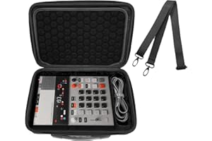 Musiin Audio Sampler Case Compatible with Teenage Engineering EP-133 K.O. II/EP-1320 Medieval Sampler, with Cable Compartment & Top Mesh Pocket, Portable Music Gear Case