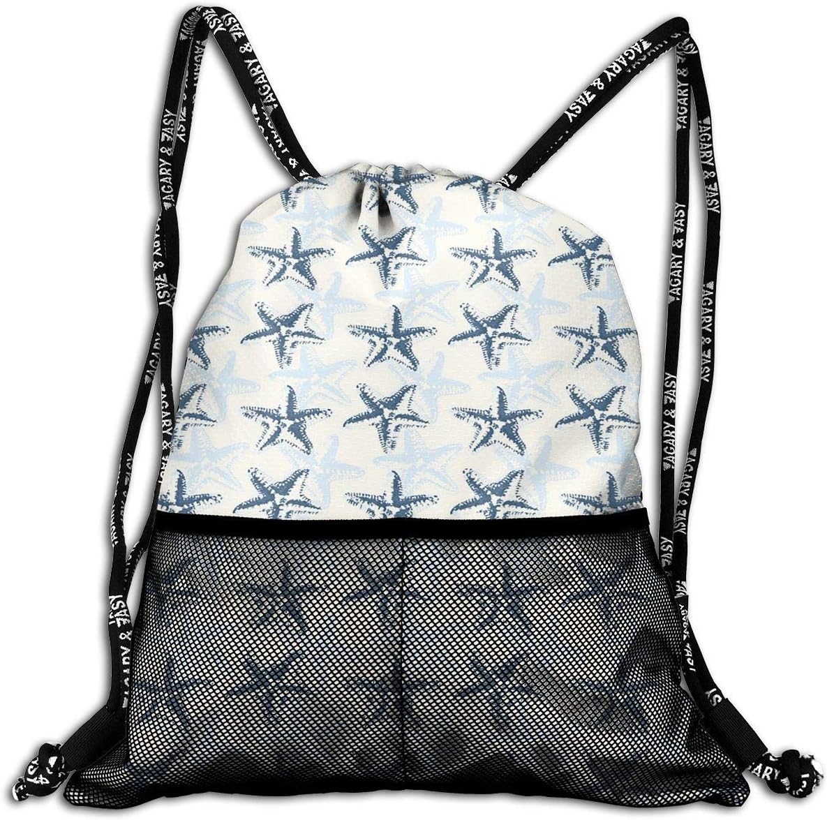 KLYDH Abstract Background Multifunctiona Drawstring Sport Backpack Foldable Sackpack