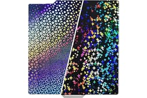 RETUXEP Galaxy PEY+Kaleidoscope PEK Bambu Build Plate for Bambu Labs X1 X1C X1E P1P P1S A1 3D Pritner, Double Sided Smooth Flexible Spring Steel Plate Bambu Sheet for Bambu 3D Printers Bambulabs