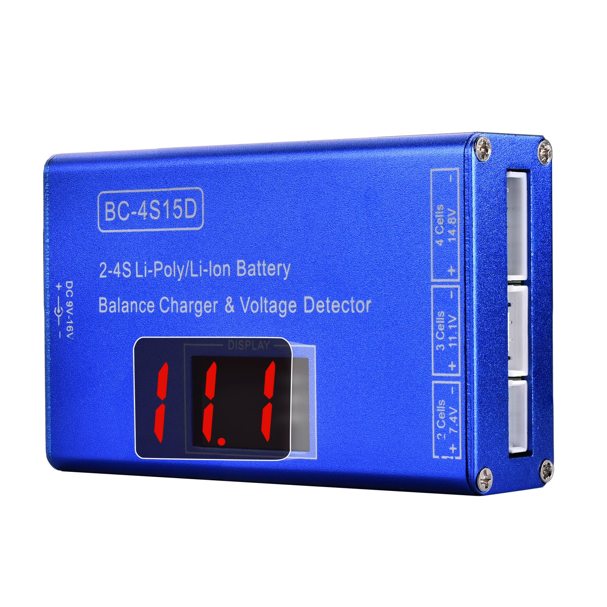 Photo 1 of Airsoft Battery Charger- Lipo/Li-Ion Balance Smart Charger for 11.1V 7.4V 14.8V 2S 3S 4S Battery with Battery Checker for Airsoft Gun Gel Ball Blaster Splat Ball Gun & RC Hobby