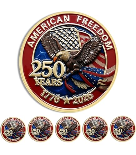 Amazon.com: 10Pcs USA 250th Anniversary Enamel Pin, America