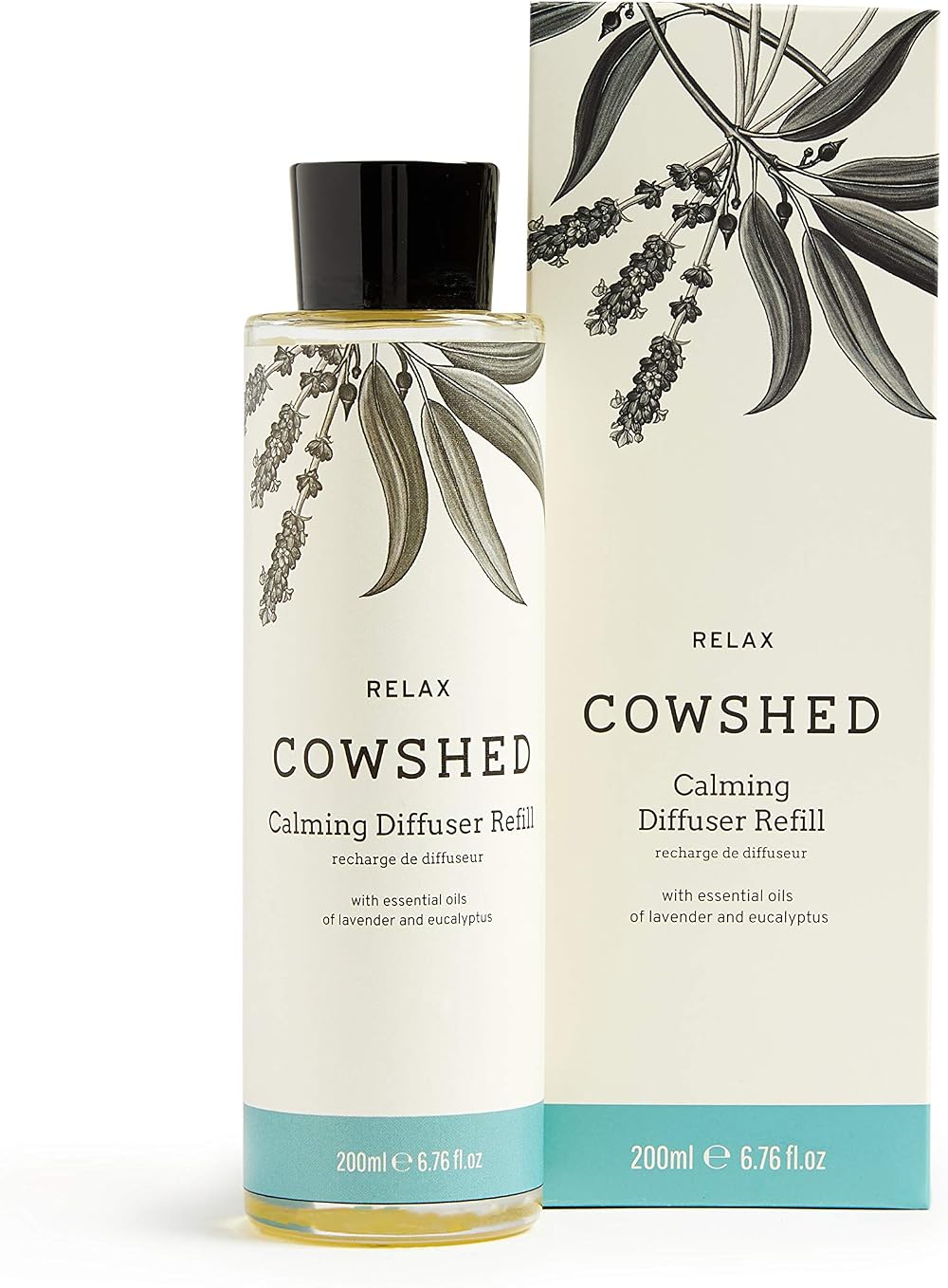 Cowshed Relax Diffuser Refill 200ml Lavender Eucalyptus Essential Oils