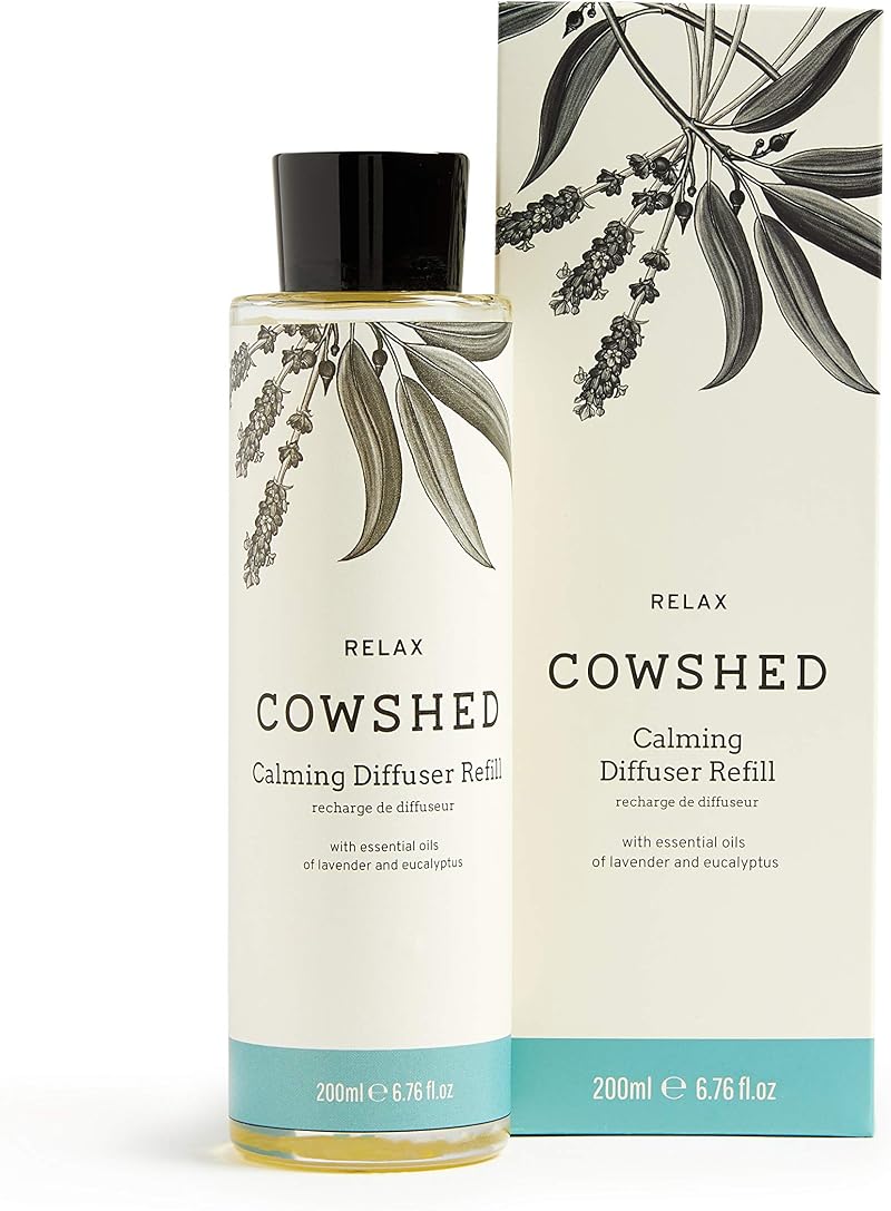 Cowshed Relax Diffuser Refill 200ml Lavender Eucalyptus Essential Oils