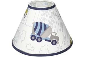 GEENNY Lamp Shade Without Base, Transportation Cars Vehicles, Multi-Colors, Crib