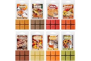 SoulOrigin Autumn Scented Wax Melts, Fragrance Wax Block Scented Soy Wax Cubes Set Multiple Flavors for Home Wax Warmer-Apple