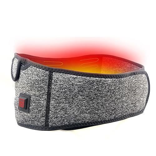 Portable Back Warmer Belt Electric Cordless Heating Pad Battery