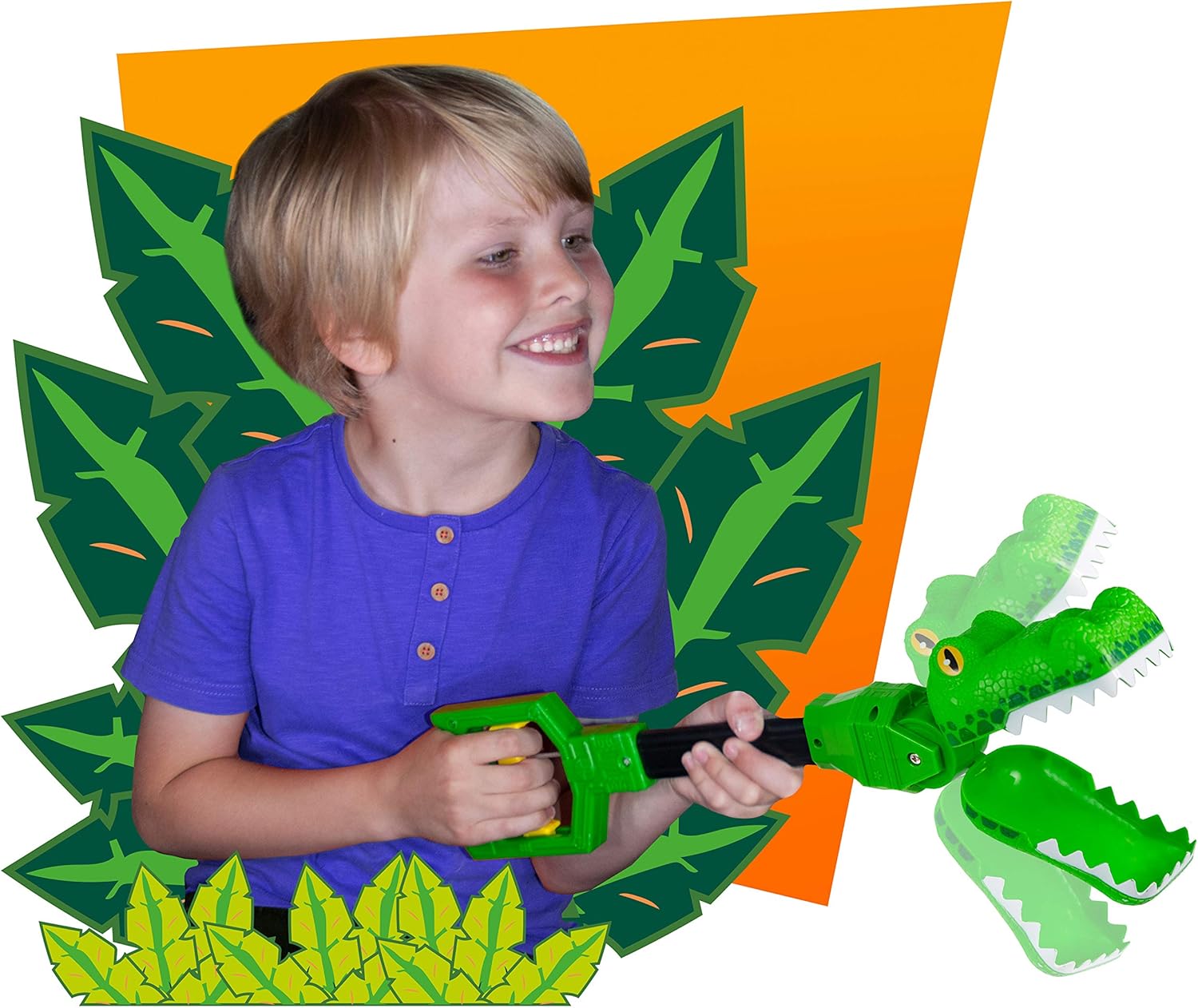 Pincher Pals, Crocodile Grabber Toy from Deluxebase, Jumbo 42cm Claw, Fun Handheld Sensory Animal Grabber - Image 3