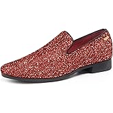 UUBARIS Mens Dress Loafers Tuxedo Suit Slip on Shoes