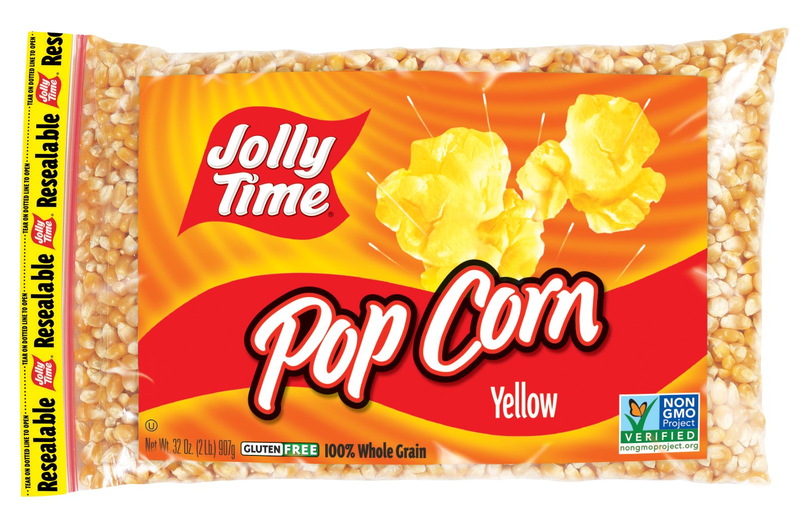 Jolly Time White Popcorn Kernels Bulk Stovetop Natural