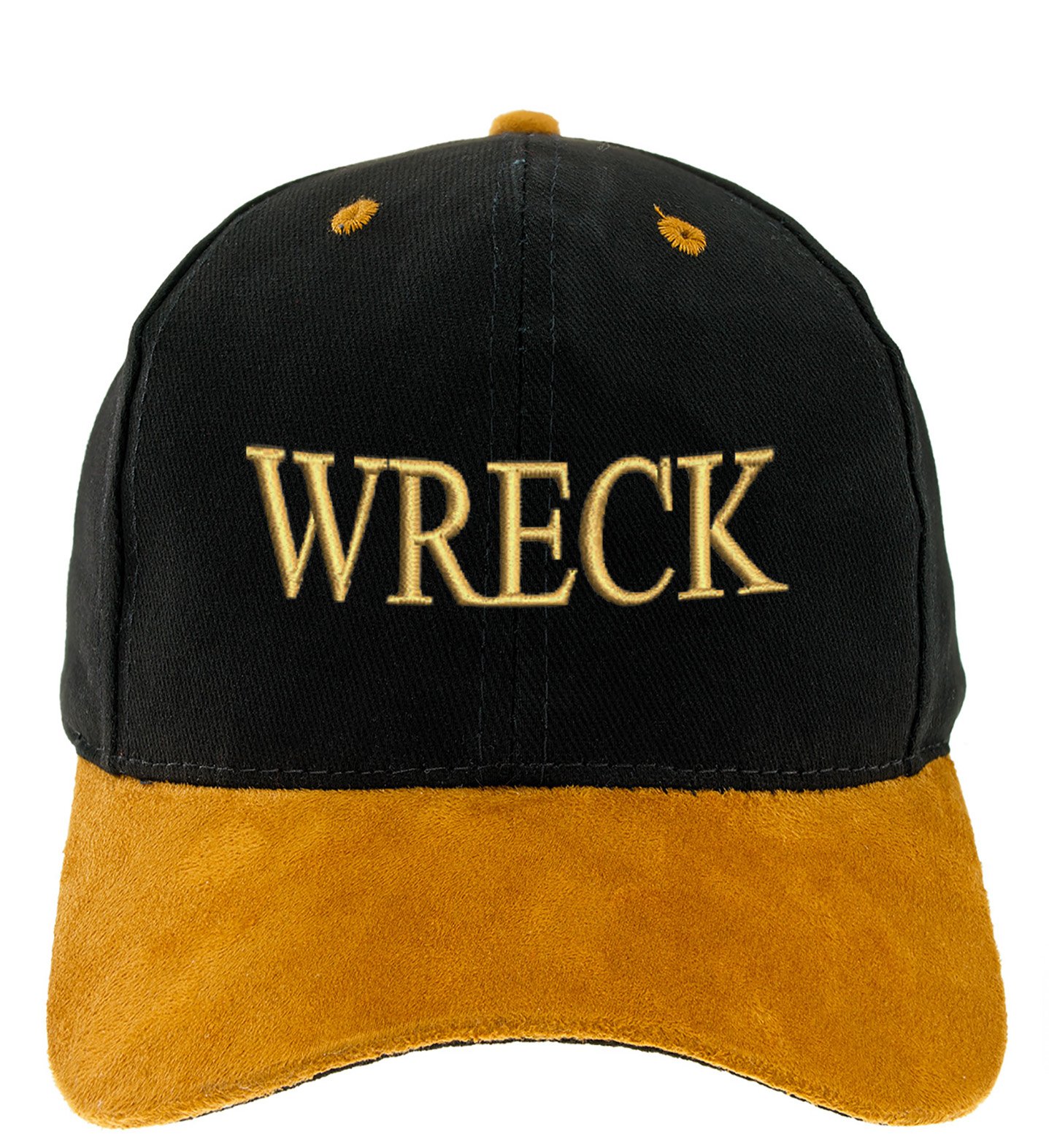 4sold 100% Cotton Ancient Mariner, Captain Cabin Boy Crew First Mate Anchor Yachting Baseball Cap Inscription Lettering Black Gold (Wreck)