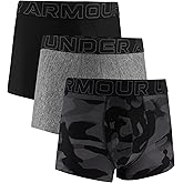 Under Armour Men's Multi-Pack Performance Tech Trunk, Boxer Brief with 3" Inseam, Ultra-Soft