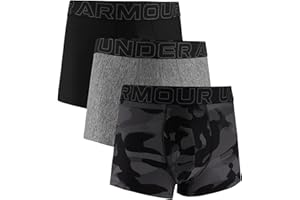 Under Armour UA Performance Tech Boxerjock 3in 3-Pack, Black Camo Print 3-Pack, MD