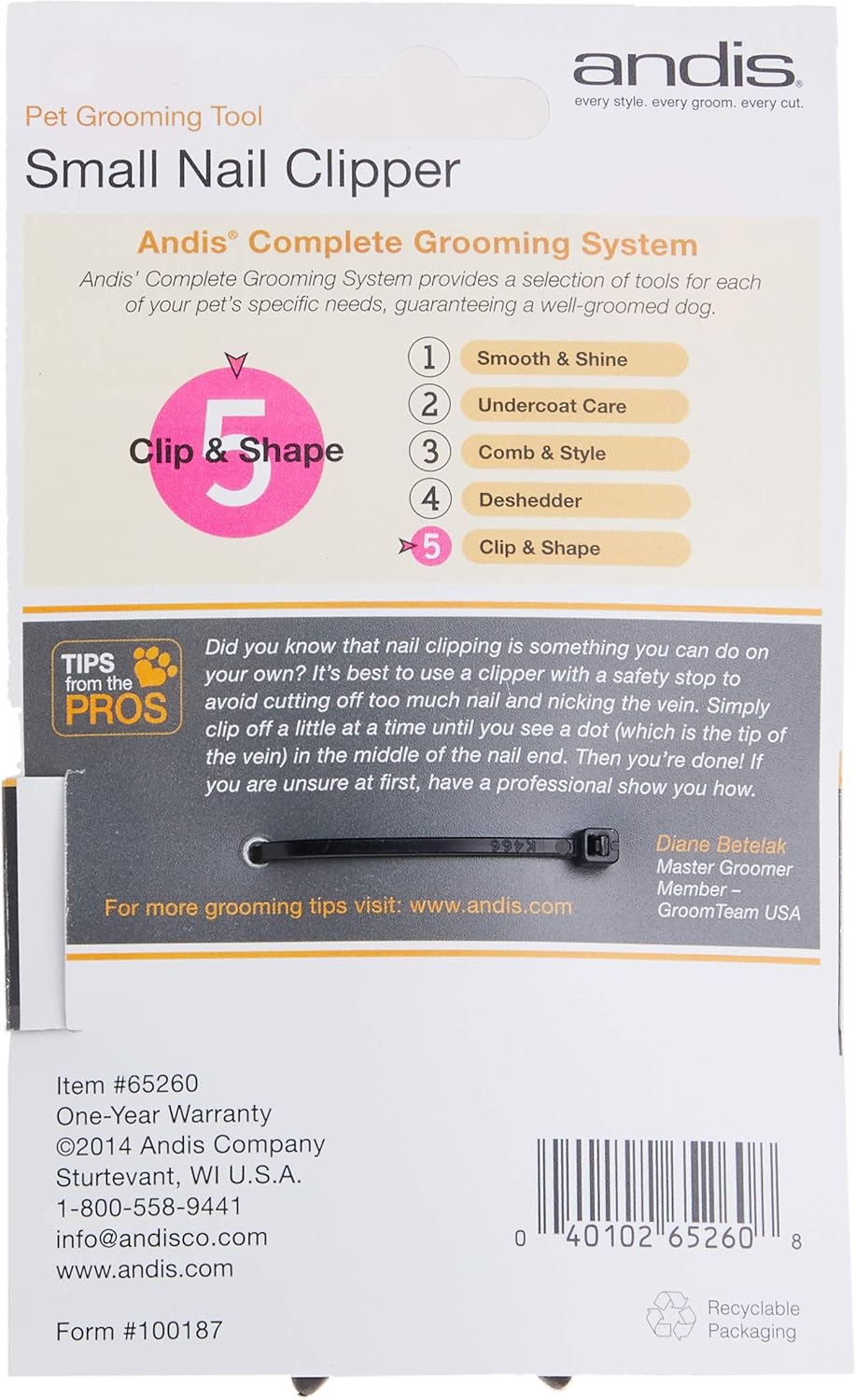 andis premium nail clipper