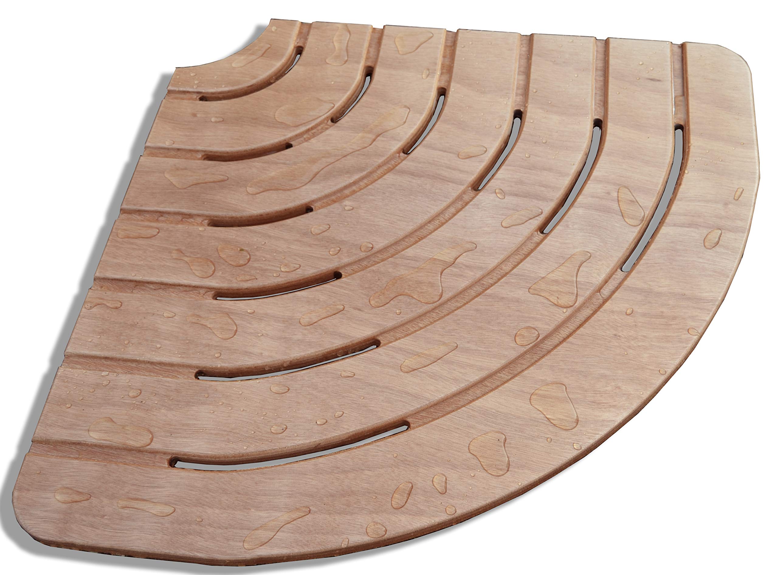 CASTELMERLINO Shower Accessories, okumè marine plywood, Natural, lato 61