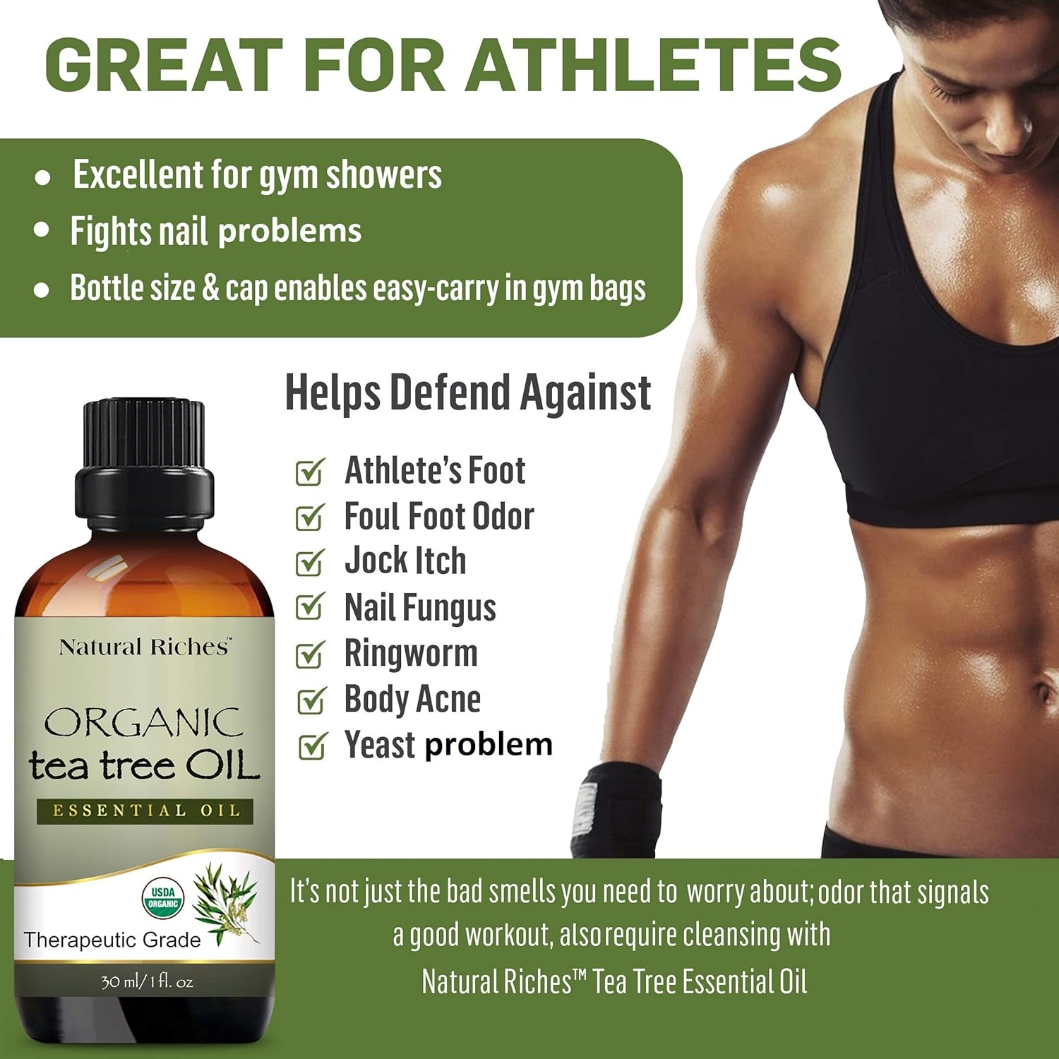 Amazon Com Organic Tea Tree Oil Pure Usda Organic Certified Tea Tree Essential Oil For Acne Hair Skin And Scalp For Diffuser Humidifier Aromatherapy Premium Quality Therapeutic 1 Fl Oz Natural Riches