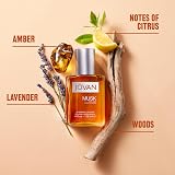 Jovan Musk for Men After Shave Cologne 8 fl oz Spicy Earthy Woody Fragrance view 2