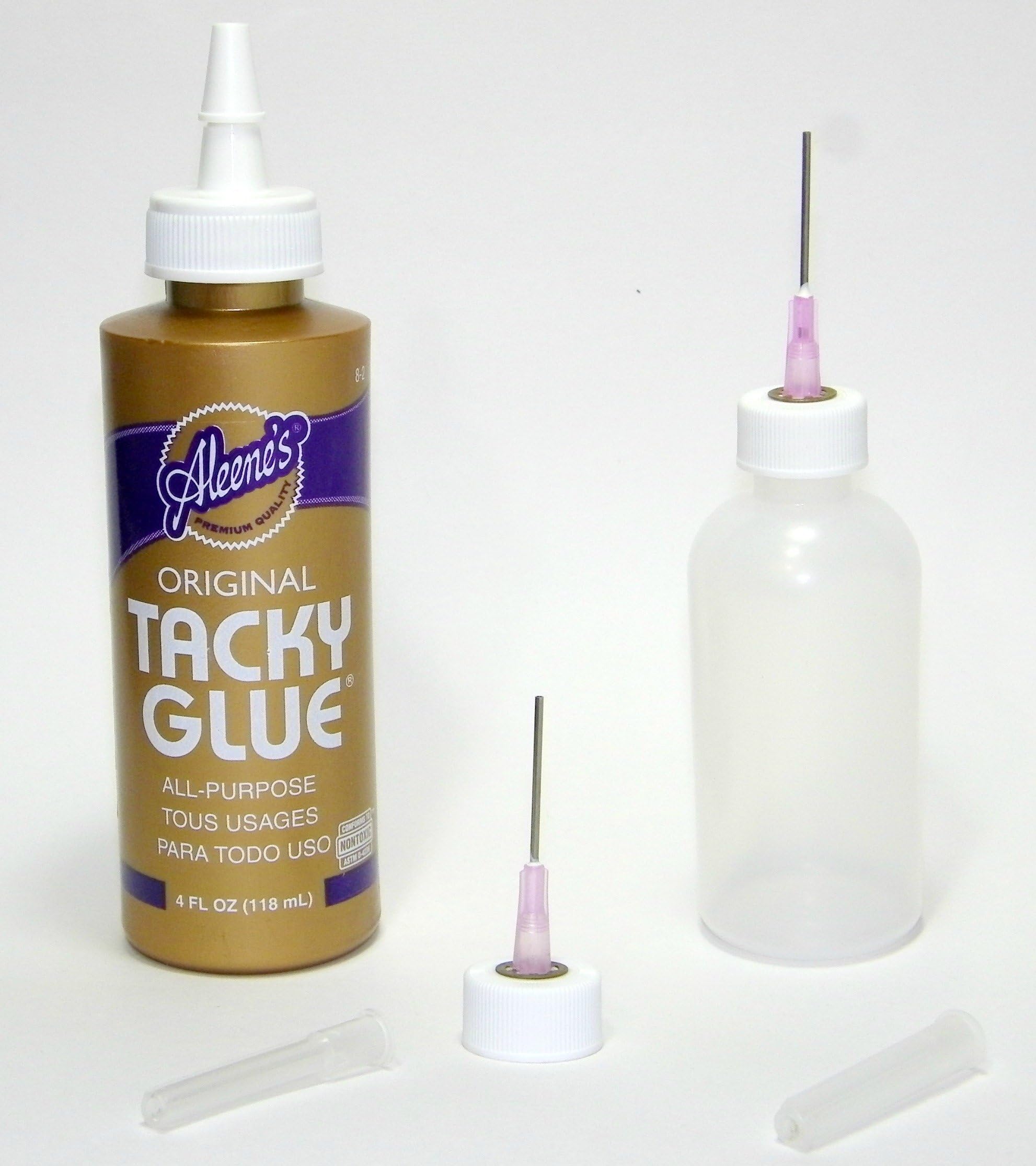 Craft Glue Kit- Gaunt Industries/Aleene's Original Tacky Glue kit- Including HYPO-49 Precision Glue Applicator 2 oz Bottle, Extra HYPO-49 Top, 4 Oz Bottle of Aleene's Tacky Glue, & Cleaning Wire