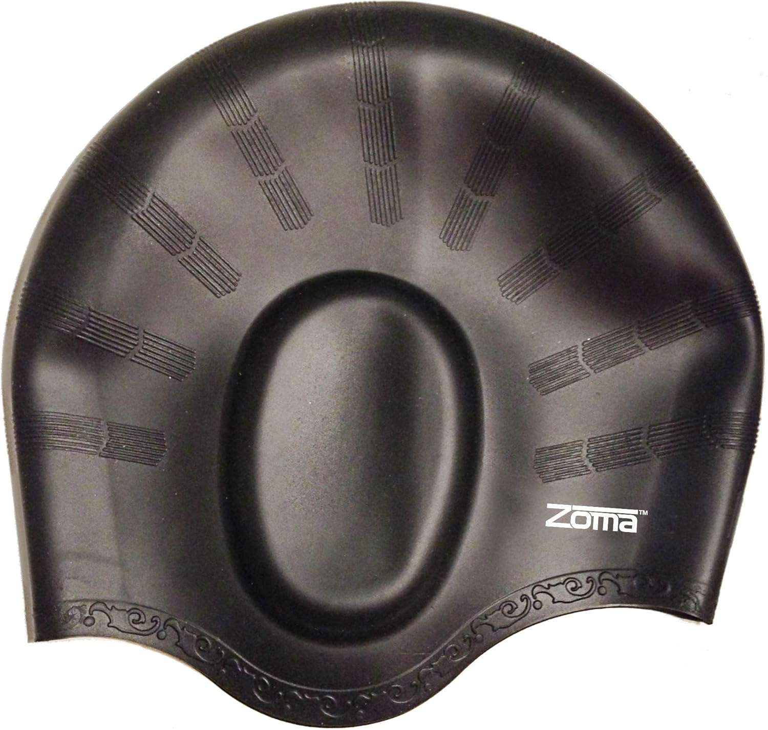 1 Original Silicone Swimming Cap for Women and Men Long Hair, Thick