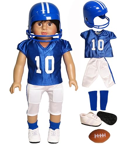 3D Printed Football Helmet Used for Labubu Doll Stuff,Compatible with Labubu Outfit 17cm Doll Clothes and Accessories Designer(White) : Toys & Games
