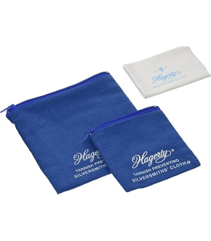 Hagerty Housse Anti-ternissement Pour Argenterie – 30x30 Cm – Velours Imprégné – Pour Assiettes, Plats, Plateaux