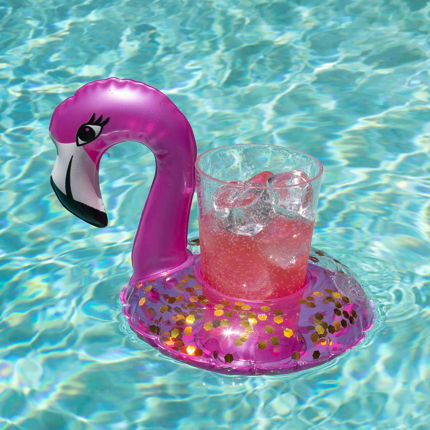 fanciful flamingo float