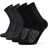 Socks Daze Merino Wool Cushioned Hiking Socks for Men Women, Warm Crew Walking & Boot Socks for Trekking, Work, Outdoor