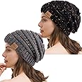 REDESS Slouchy Beanie Hat for Men and Women Winter Warm Chunky Soft Oversized Cable Knit Cap
